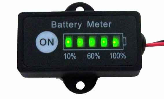 12V 24V 36V 48V battery fuel gauge battery monitor